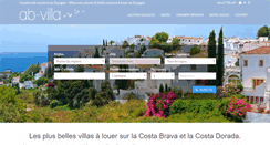 Desktop Screenshot of ab-villa.fr